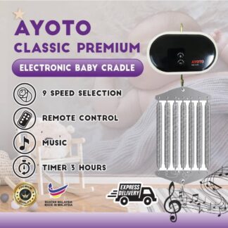 Ayoto Electronic Premium Remote Baby Cradle